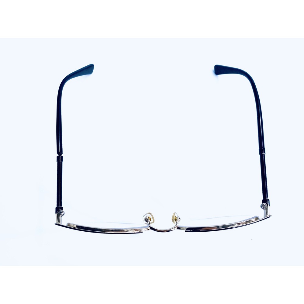 Versace Gold & Black Cat Eye Half Rim Glasses Italy MOD 1247 1252 52 17 140 - Picture 7 of 9